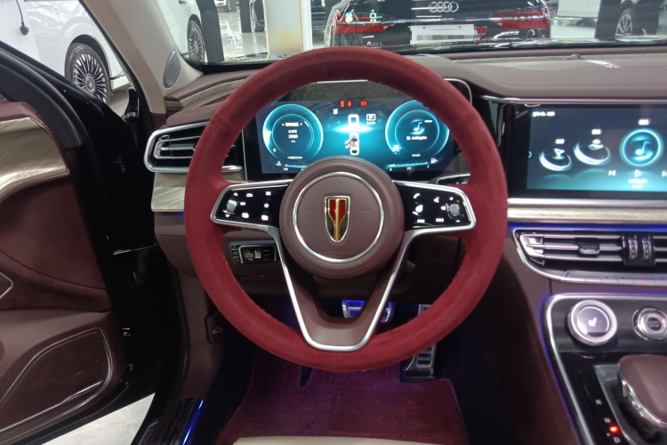 红旗H9 2020款 改款 2.0T 智联旗畅版中控内饰13