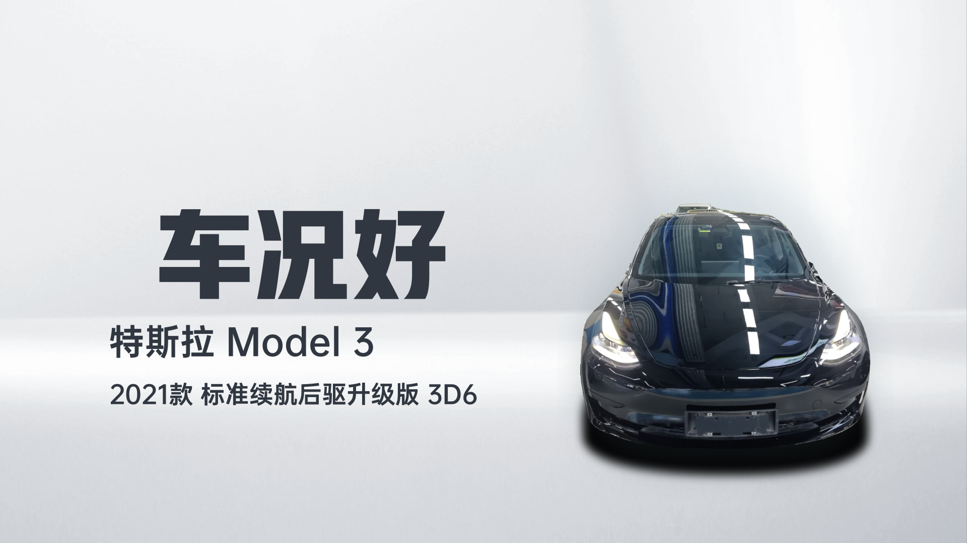 特斯拉 Model 3 2021款 标准续航后驱升级版 3D6解读2