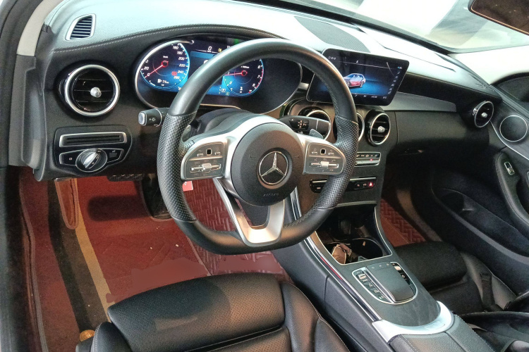 奔驰C级 2021款 C 200 L 时尚型运动版中控内饰12