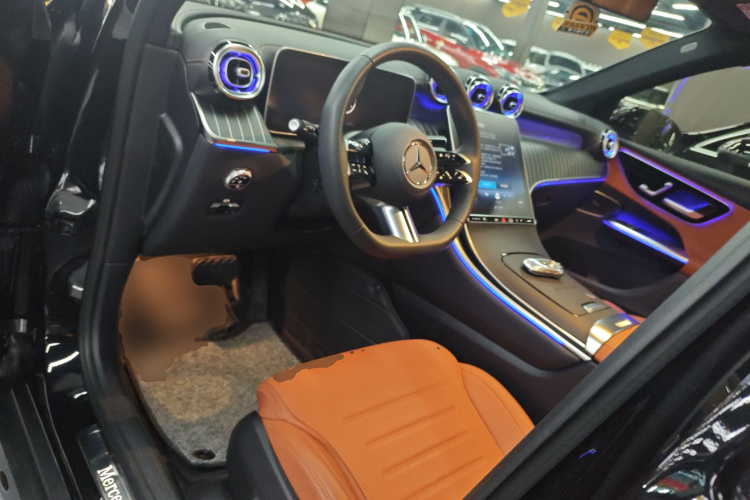 奔驰GLC 2024款 改款 GLC 300 L 4MATIC 动感型 5座中控内饰20