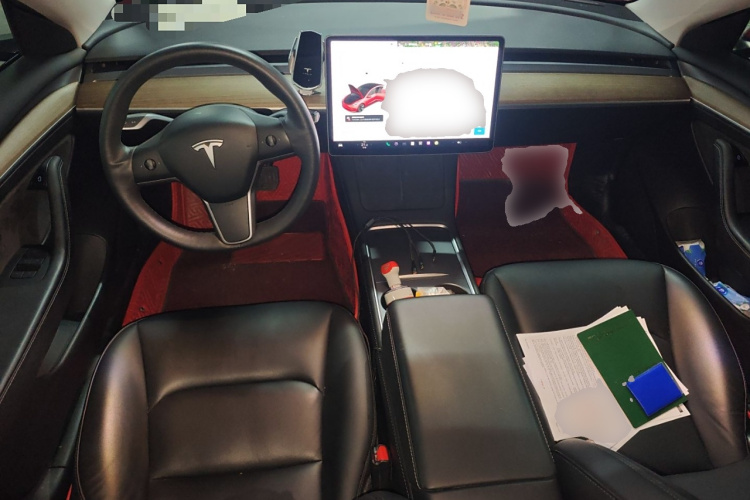 特斯拉 Model 3 2021款 改款 标准续航后驱升级版 3D1中控内饰7002