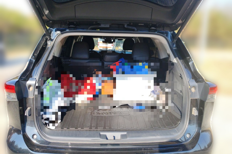 丰田 汉兰达 2023款 2.5L智能电混双擎四驱骑士版 7座中控内饰23