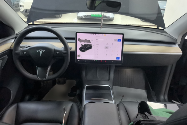 特斯拉 Model Y 2021款 长续航全轮驱动版 3D7中控内饰12
