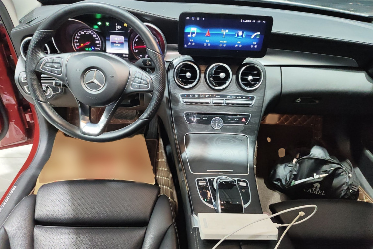 奔驰C级 2015款 改款 C 200 L 运动型中控内饰7002