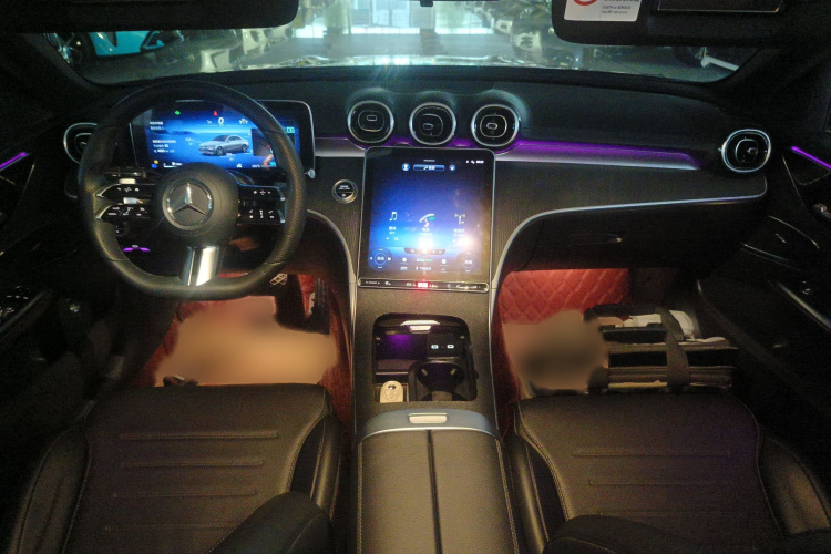 奔驰C级 2022款 C 200 L 运动版中控内饰7002