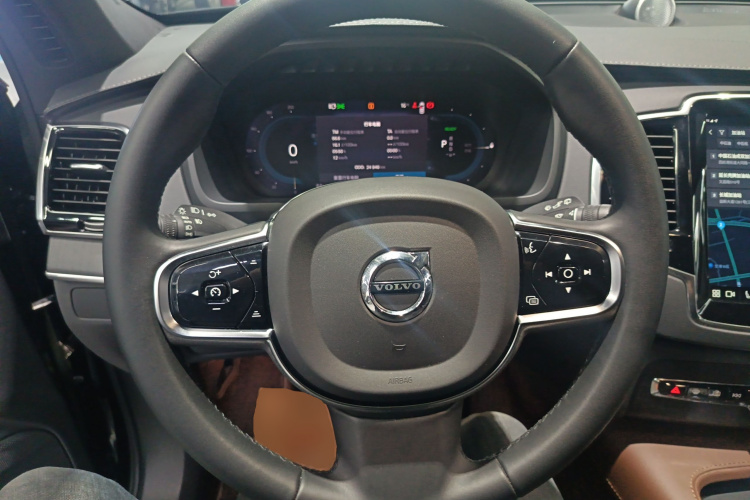 沃尔沃XC90新能源 2022款 改款 E驱混动 T8 智尊豪华版 7座中控内饰13