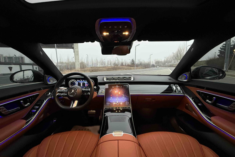 奔驰S级 2023款 S 450 L 4MATIC中控内饰7002