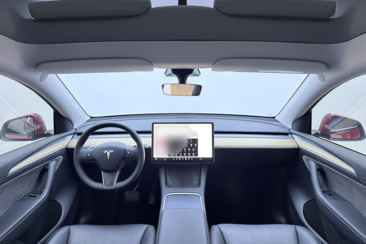 特斯拉 Model Y 2021款 改款 长续航全轮驱动版 3D5中控内饰7003