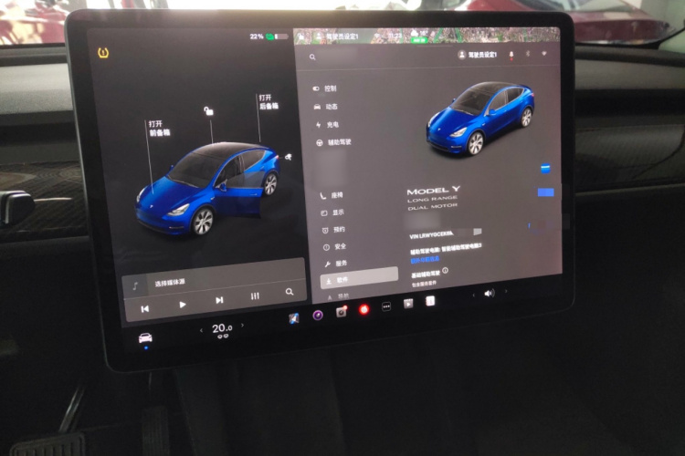特斯拉 Model Y 2021款 长续航全轮驱动版 3D7局部细节14