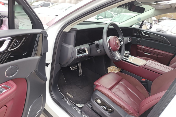 红旗E-HS9 2021款 460km 旗享版 六座中控内饰7003