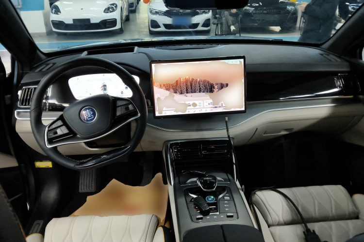 比亚迪 唐新能源 2024款 DM-p 冠军版 215KM 四驱旗舰型中控内饰7002