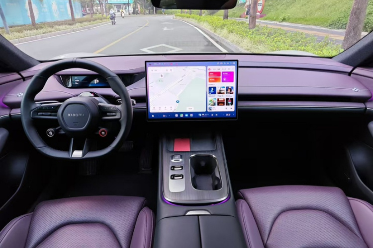 小米汽车 小米SU7 2024款 后驱长续航智驾版中控内饰7005