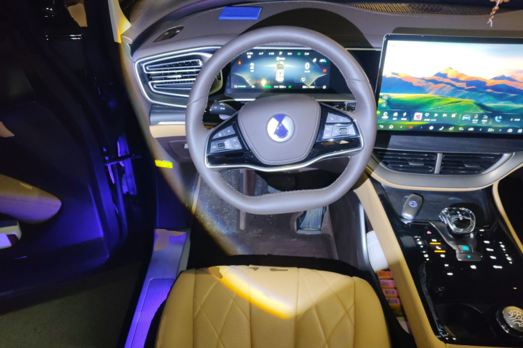 腾势D9 2024款 DM-i 980 四驱尊荣型中控内饰13