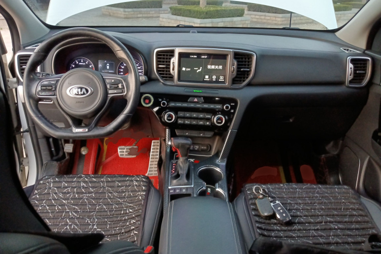 起亚KX5 2016款 1.6T 自动两驱DLX中控内饰12