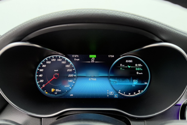 奔驰C级(进口) 2021款 C 260 轿跑车中控内饰7002