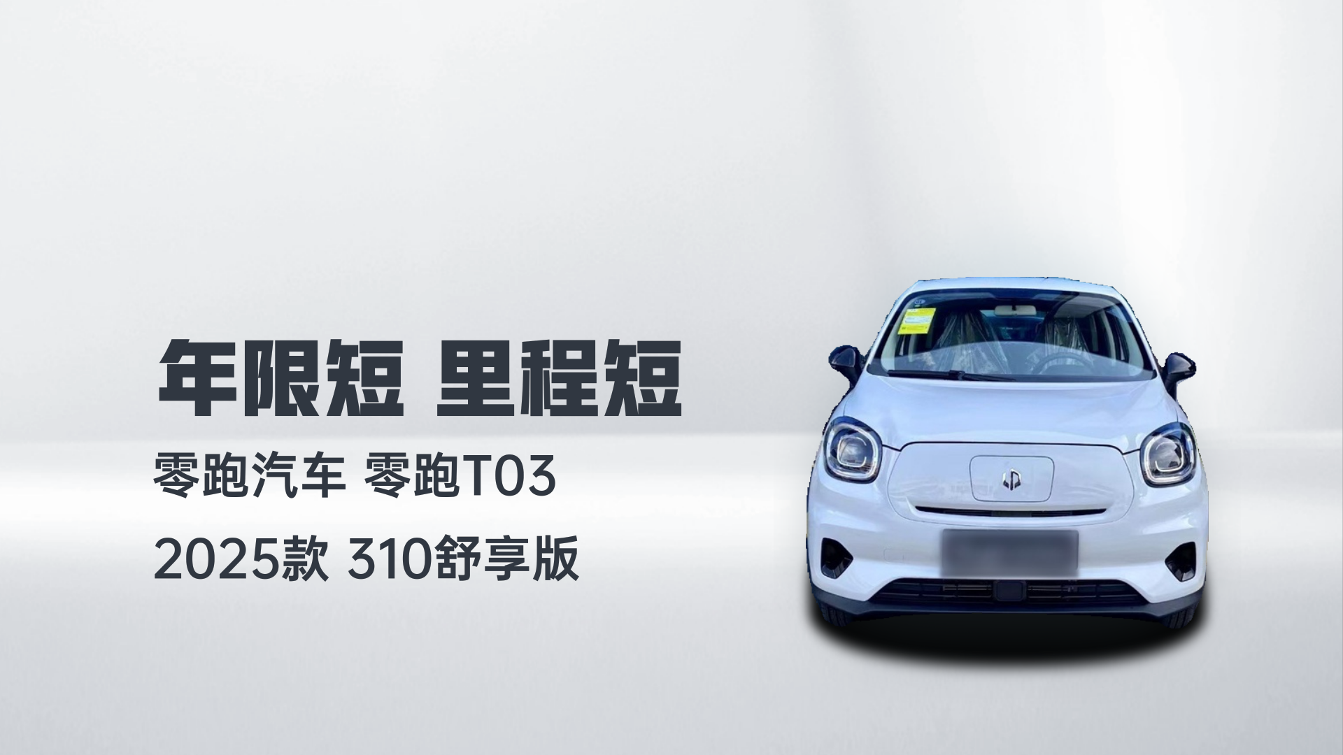 零跑汽车 零跑T03 2025款 310舒享版解读1