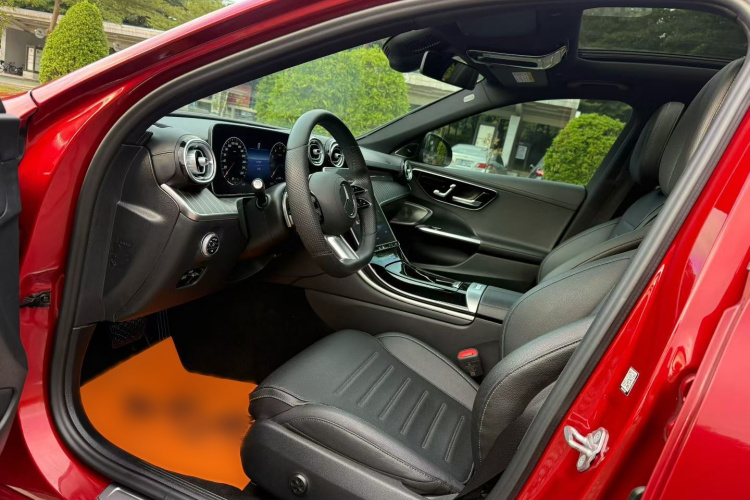 奔驰C级 2022款 改款 C 260 L 皓夜运动版中控内饰7003