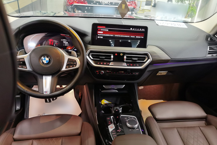 宝马X3 2022款 xDrive30i 领先型 M曜夜套装中控内饰12