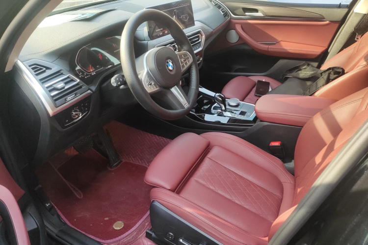 宝马X3 2023款 xDrive30i 领先型 M曜夜套装中控内饰19