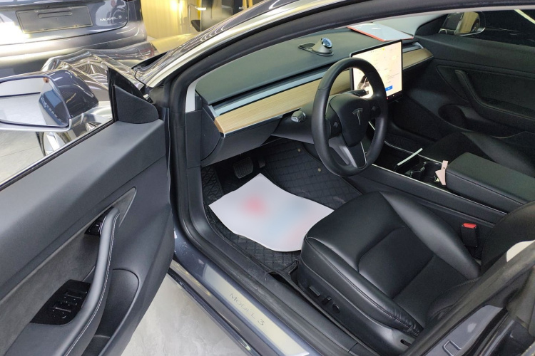 特斯拉 Model 3 2020款 改款 长续航后轮驱动版中控内饰7003