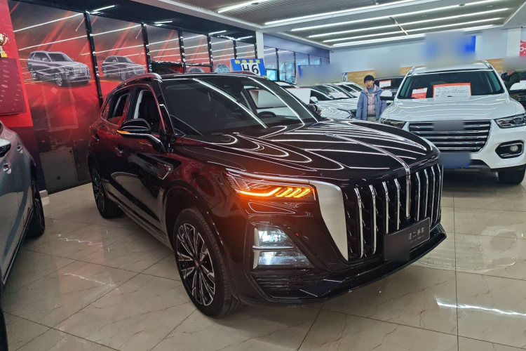 红旗HS5 2023款 2.0T 四驱旗享Pro版车身外观3