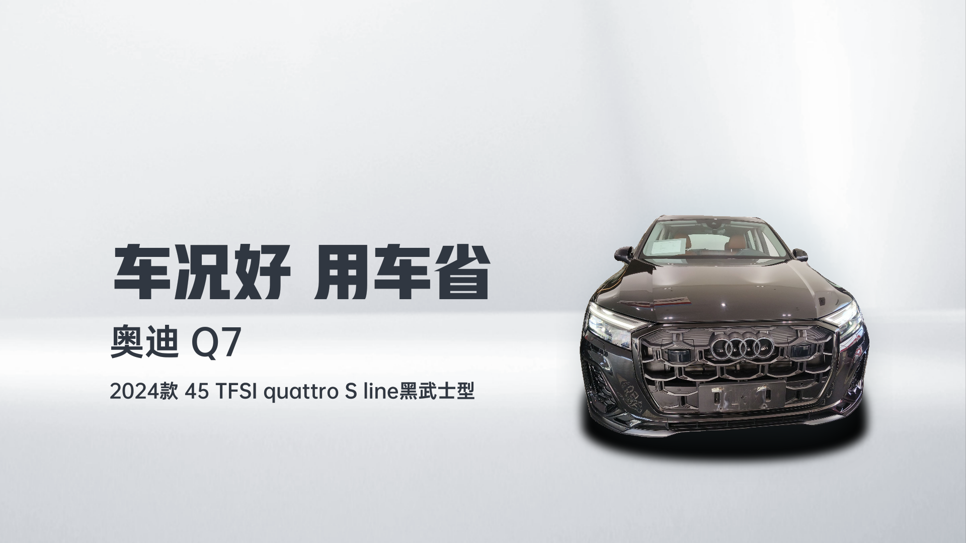 奥迪Q7 2024款 45 TFSI quattro S line黑武士型解读1