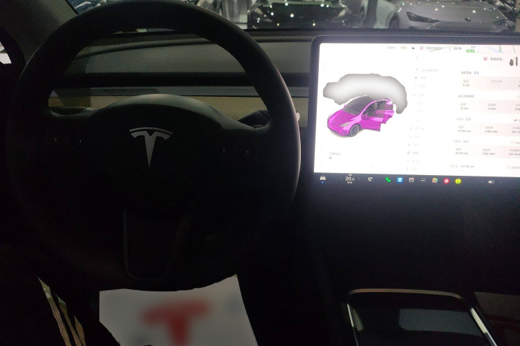 特斯拉 Model Y 2021款 标准续航后驱版中控内饰12