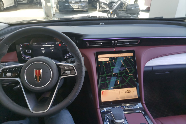 红旗H5 2025款 1.5T DCT旗韵版中控内饰7002