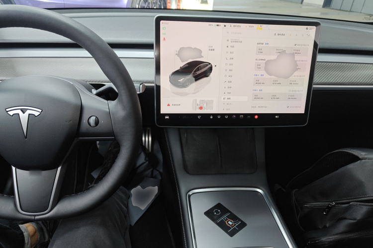 特斯拉 Model 3 2021款 改款二 Performance高性能全轮驱动版中控内饰12