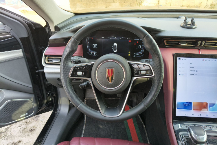 红旗H5 2023款 1.5T DCT智联旗韵版中控内饰13