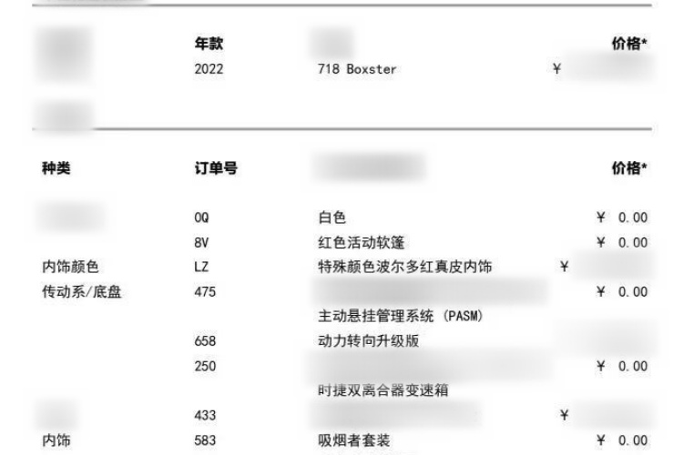 保时捷718 2022款 Boxster 2.0T局部细节9001