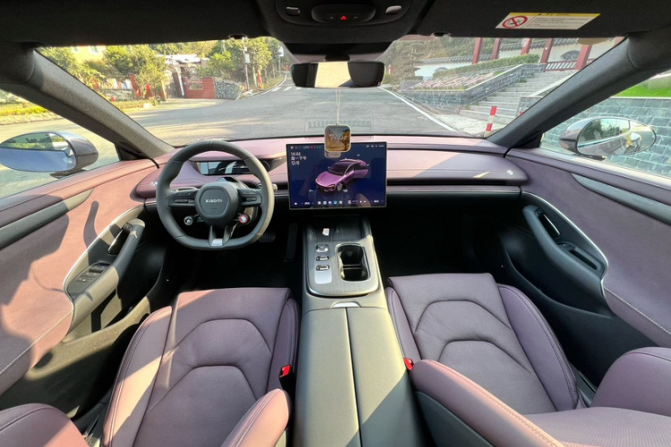 小米汽车 小米SU7 2024款 后驱长续航智驾版中控内饰7004