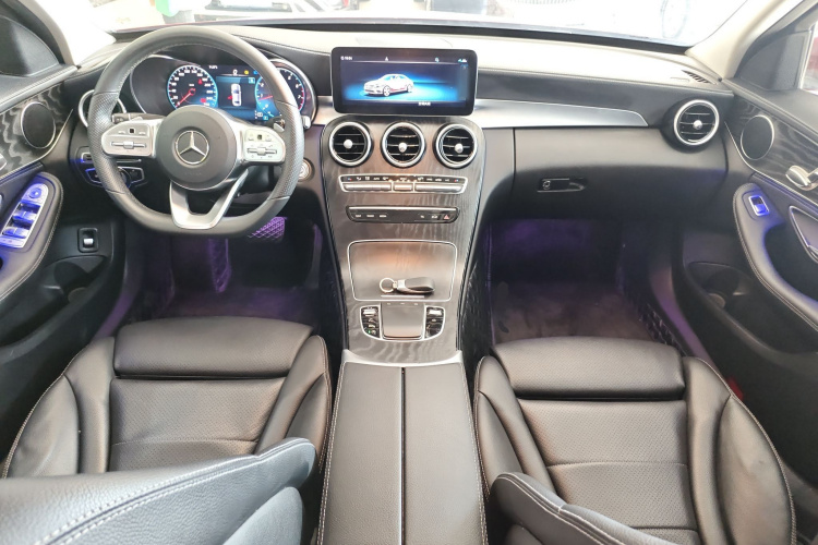 奔驰C级 2020款 改款 C 200 L 时尚型运动版中控内饰12