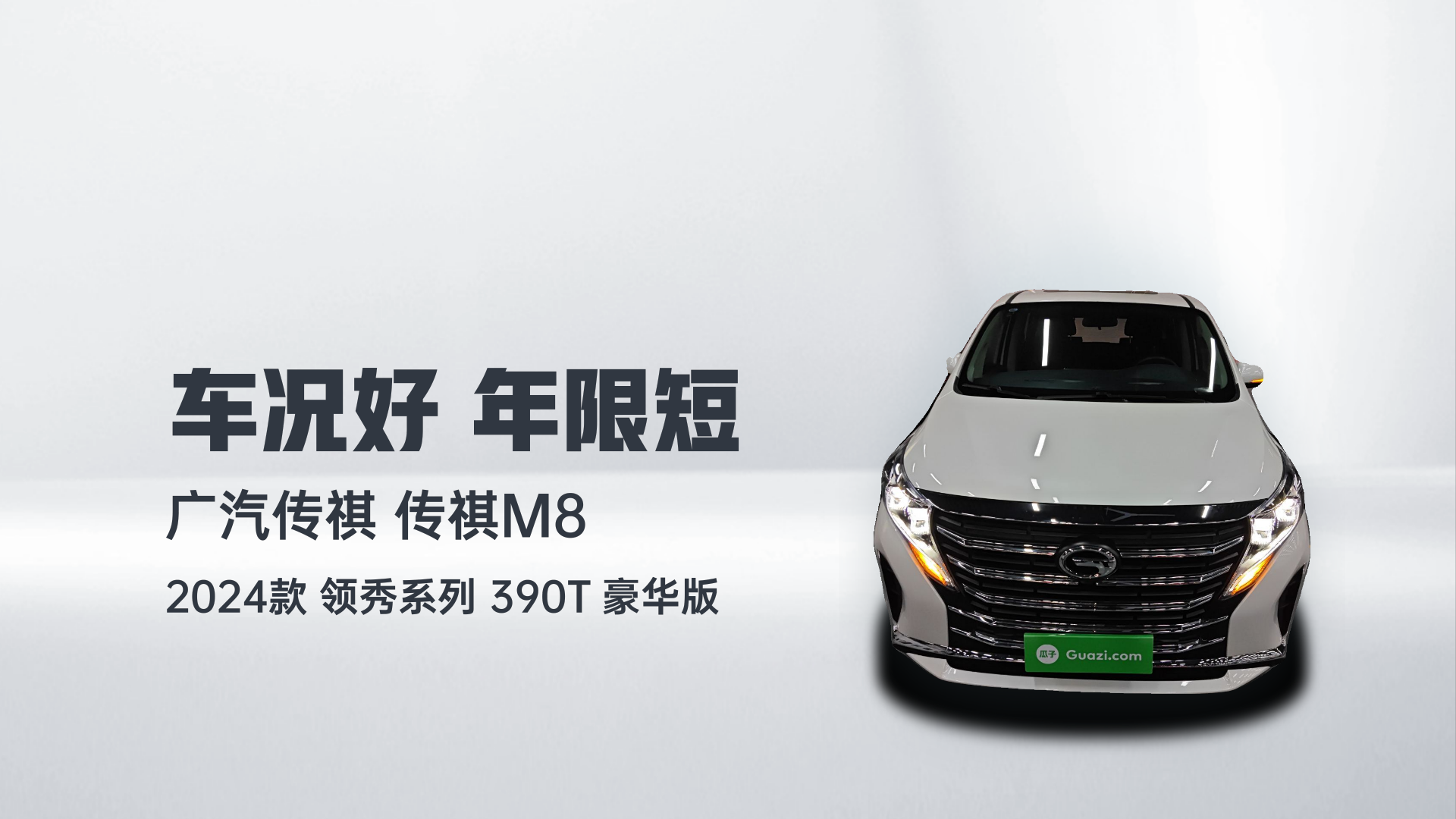 广汽传祺 传祺M8 2024款 领秀系列 390T 豪华版解读1