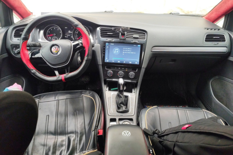 大众 高尔夫 2017款 230TSI 自动舒适百万辆纪念版中控内饰12
