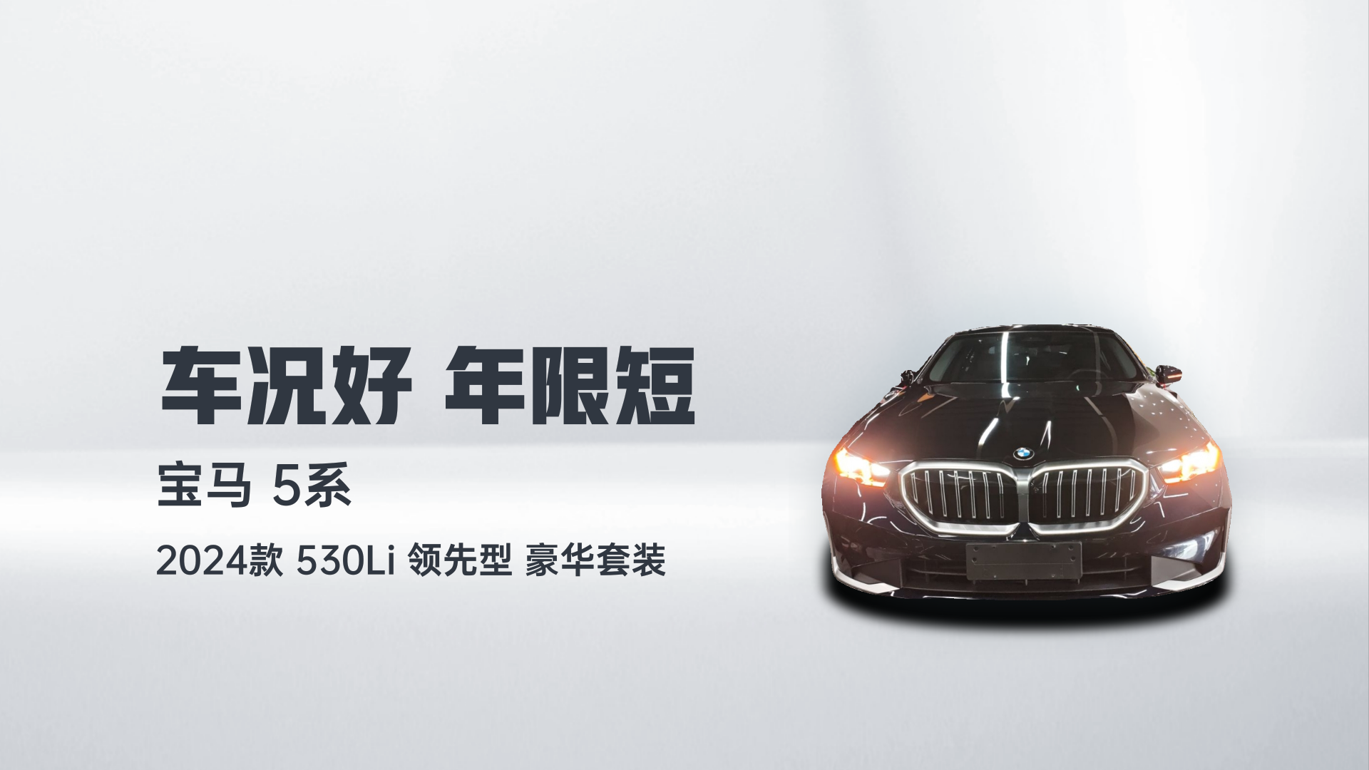 宝马5系 2024款 530Li 领先型 豪华套装解读1