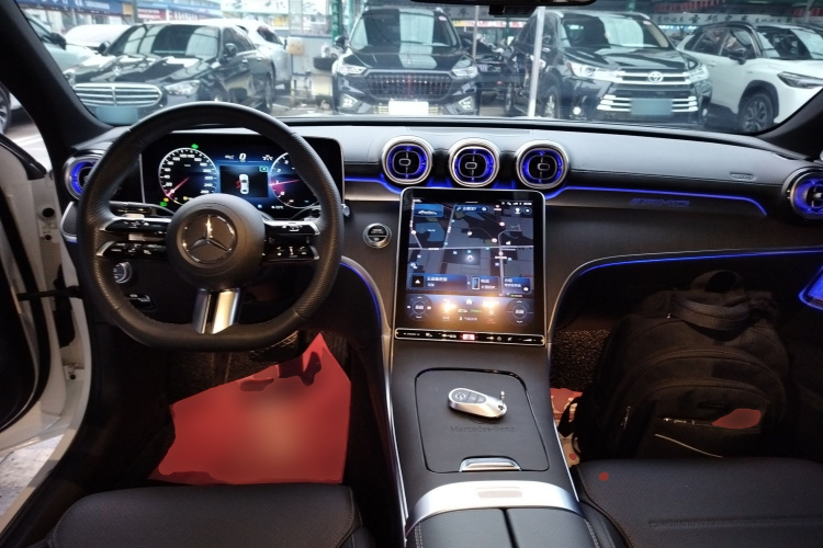 奔驰C级 2023款 改款 C 200 L 运动版中控内饰12