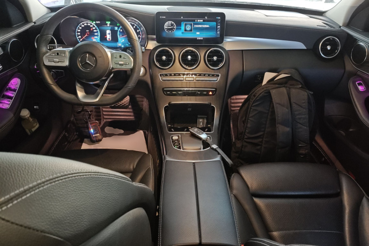 奔驰C级 2020款 改款 C 260 L 运动版中控内饰7002