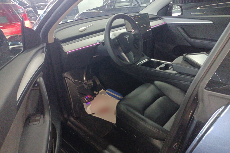 特斯拉 Model Y 2024款 长续航全轮驱动版中控内饰7003