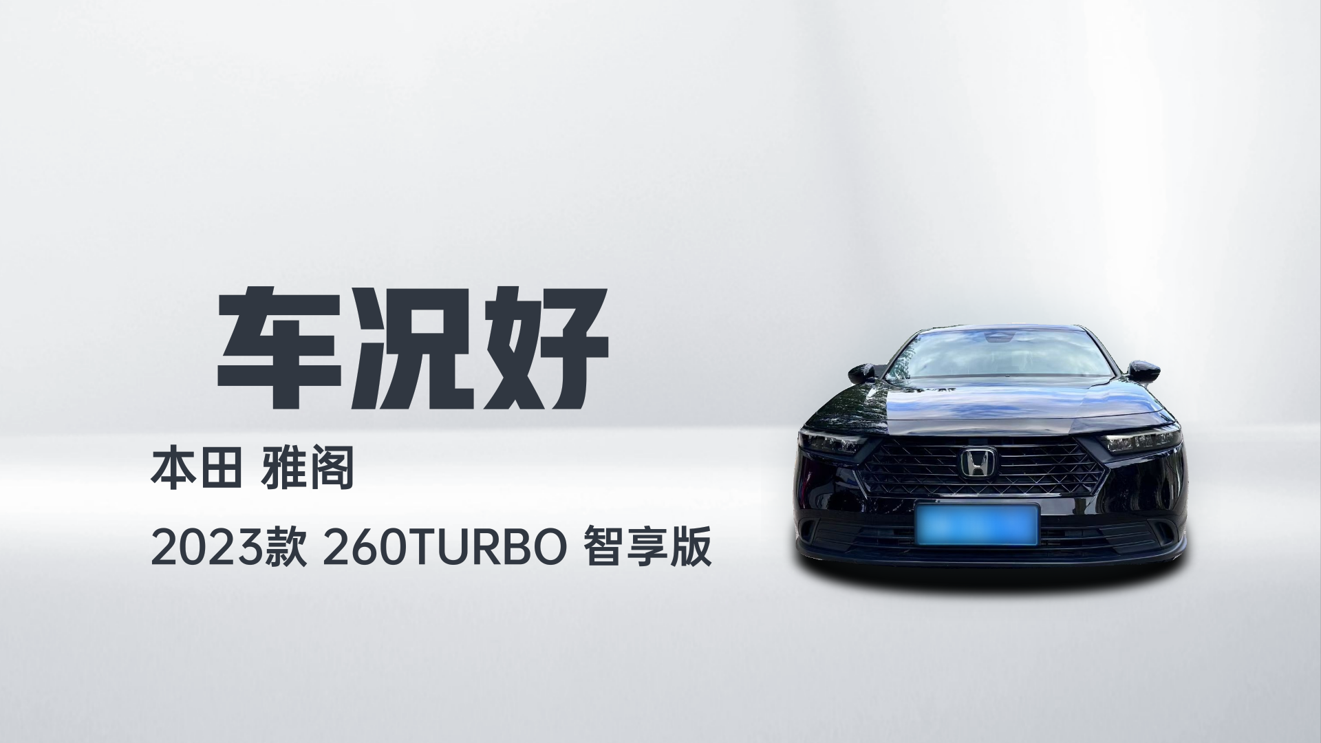 本田 雅阁 2023款 260TURBO 智享版解读2