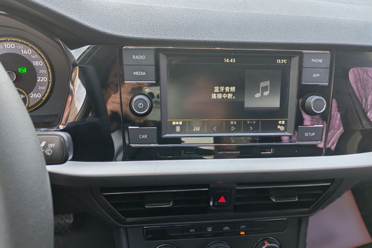 大众 朗逸 2019款 1.5L 自动舒适版 国VI中控内饰7003