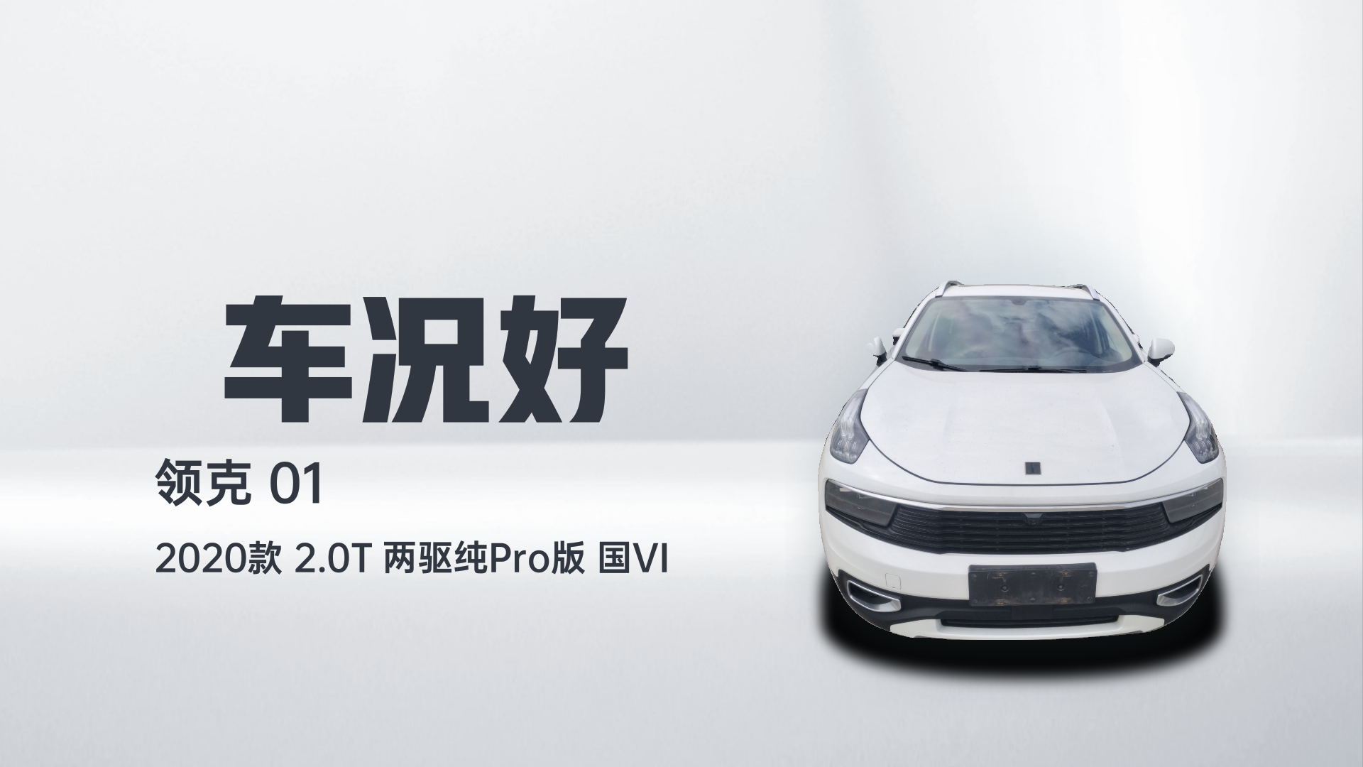 领克01 2020款 2.0T 两驱纯Pro版 国VI解读1