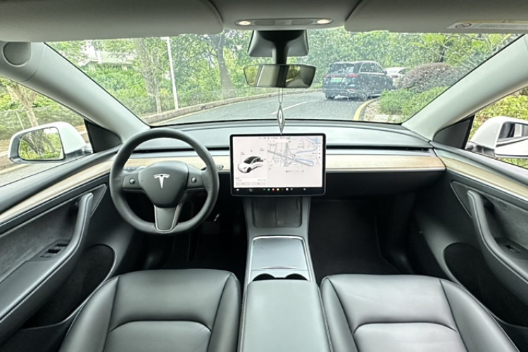 特斯拉 Model Y 2021款 长续航全轮驱动版 3D7中控内饰7004