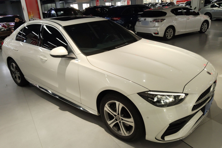 奔驰C级 2022款 改款 C 200 L 运动版车身外观6001