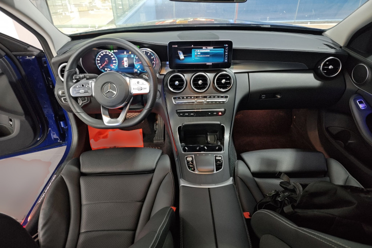 奔驰C级 2021款 C 200 L 时尚型运动版中控内饰12