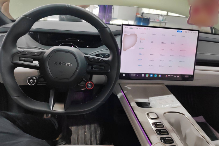 小米汽车 小米SU7 2024款 后驱超长续航高阶智驾Pro版中控内饰7002