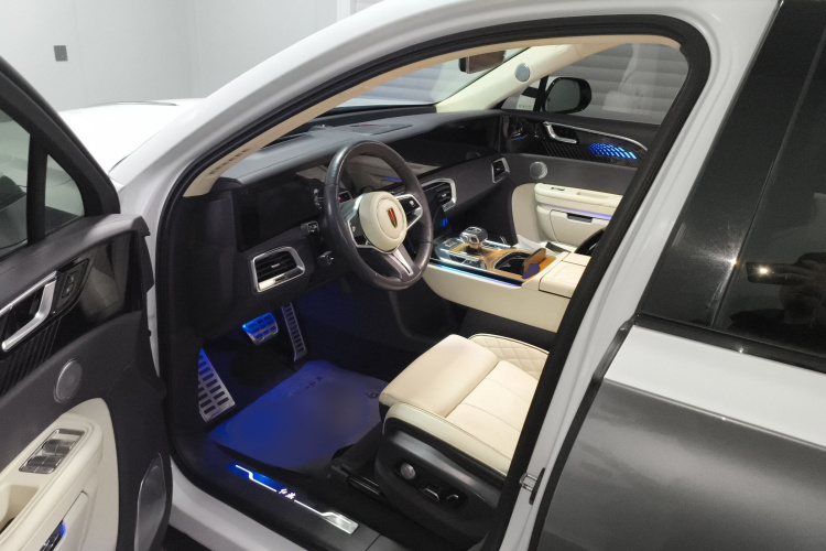 红旗E-HS9 2021款 510km 旗领版 四座中控内饰7003