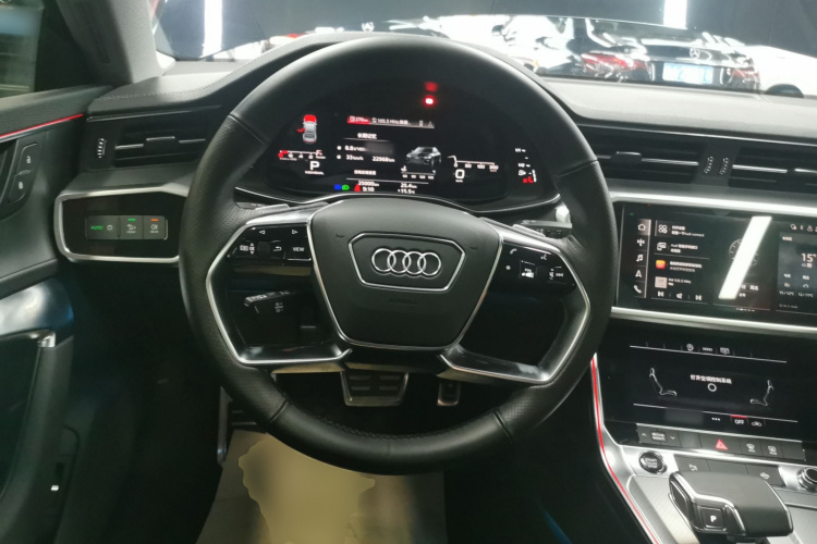 奥迪A7L 2024款 45TFSI S-line 筑梦型 流晶套装中控内饰13