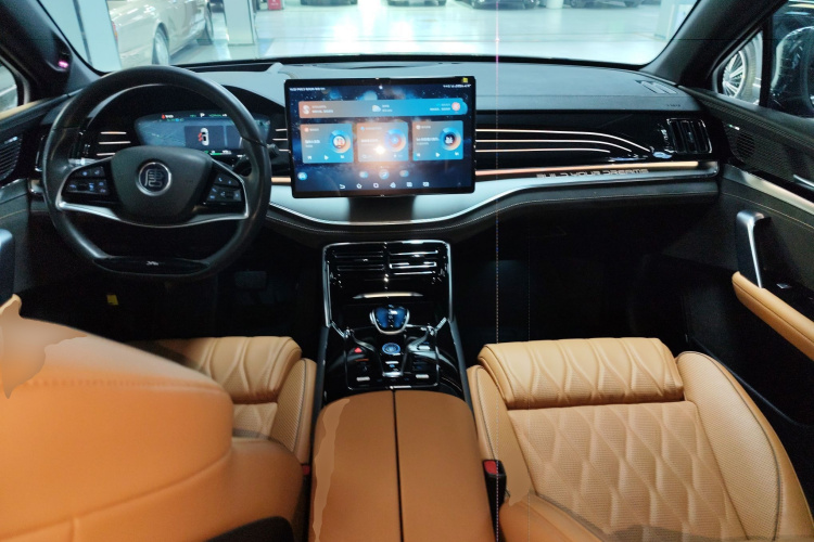 比亚迪 唐新能源 2022款 DM-p 215KM 四驱旗舰型中控内饰12