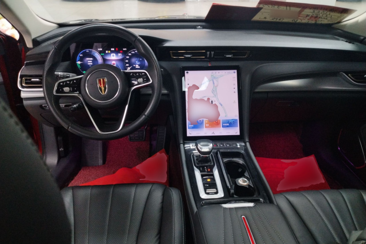 红旗H5 2023款 1.5T HEV智联旗畅版中控内饰12